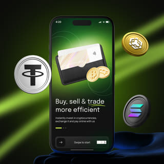 Mobile device displaying the Renderivity trading platform interface