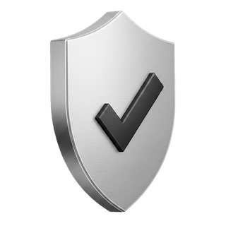 Approval checkmark icon in 3D on the Renderivity how it works page